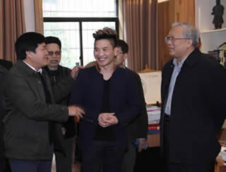 路甬祥院士莅临杭州经纬创意产业园视察指导